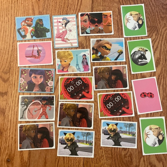 Lot of 100 Random Panini Miraculous Ladybug Stickers/Trading Cards! - Picture 3 of 11